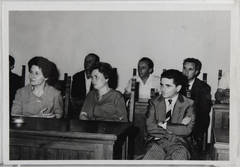 Poggibonsi, 18-19 luglio 1964, XX° anniversario della liberazione e conferimento ad Alcide Cervi della cittadinanza onoraria. Partecipanti alla cerimonia